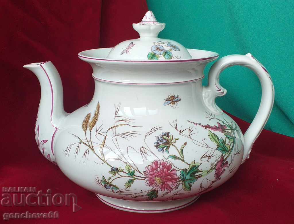 Σπάνιο εύρημα πορσελάνινο τσαγιέρα/σήμανση - 6