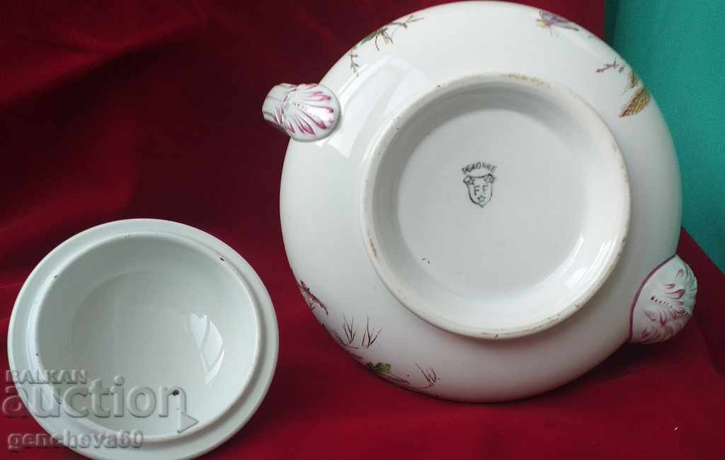 Σπάνιο εύρημα πορσελάνινο τσαγιέρα/σήμανση - 7