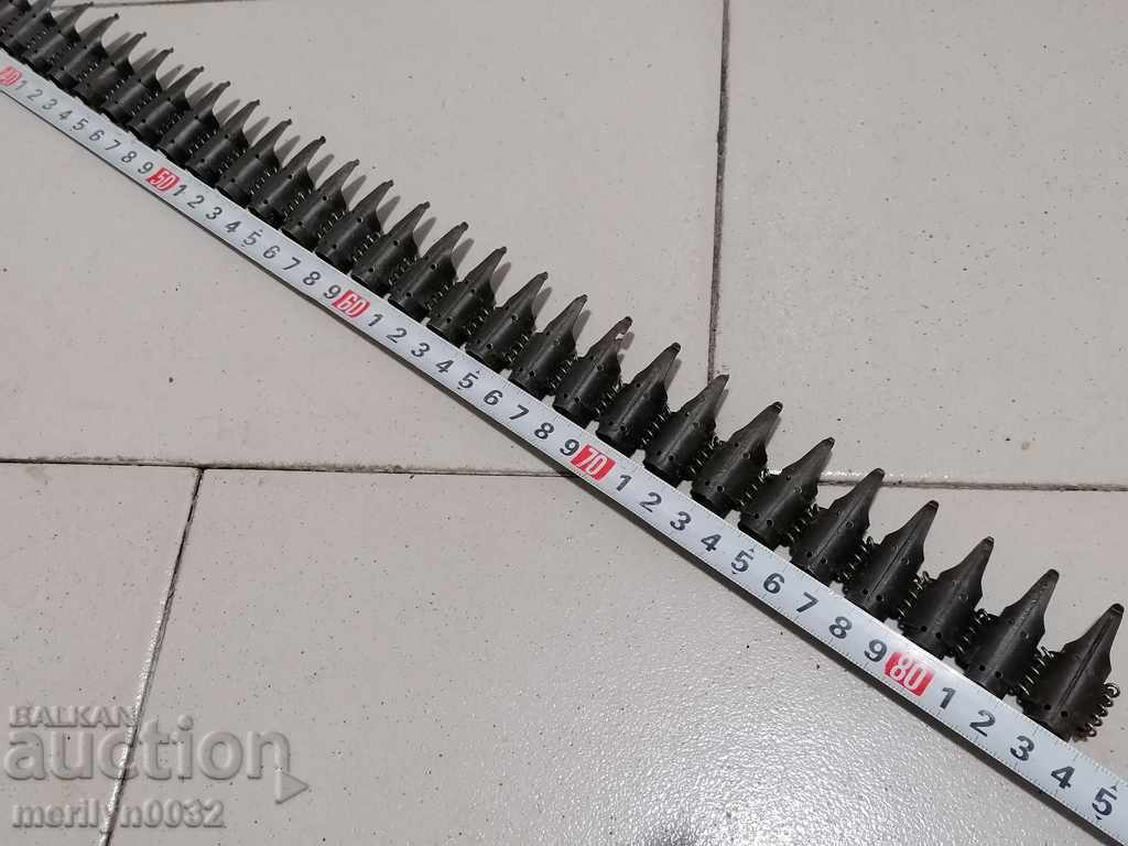 Cartridge tape for cartridges from MG-34.42 50 Wehrmacht sockets - 6 Cartridge tape for cartridges from MG-34.42 50 Wehrmacht sockets - 6