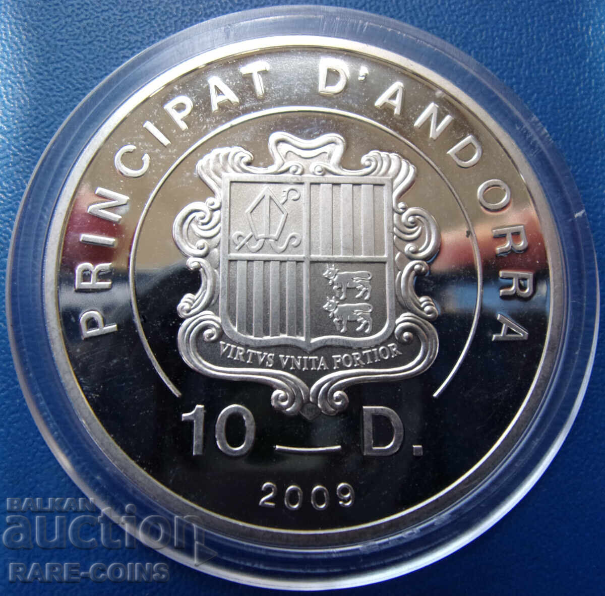 Адора  10  Дайнерс  2009  UNC  PROOF   Rare Оригинал с цена € 125.00 | 244.48 лв.