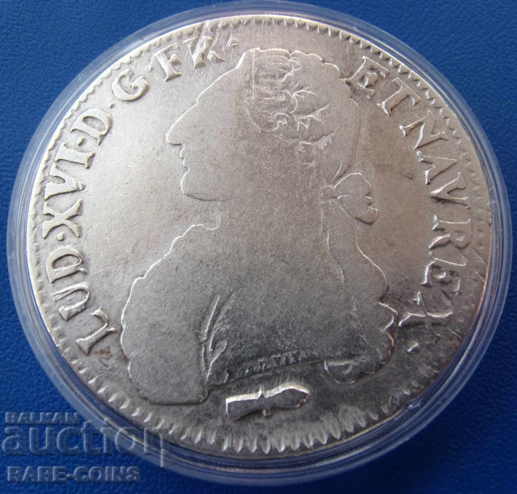Γαλλία Louis XVI Thaler - 1 ECU 1788 Σπάνιο πρωτότυπο - 6