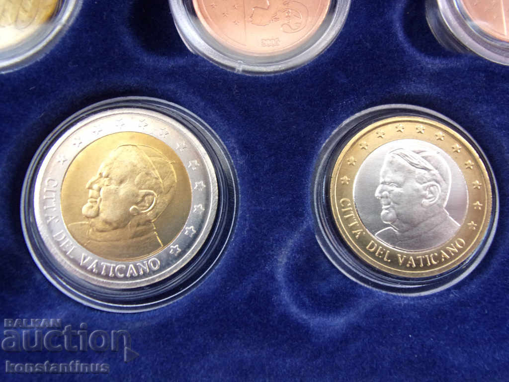 Ватикана Официален Пробен Сет + Сребърен Медал 2005 UNC Rare - 6