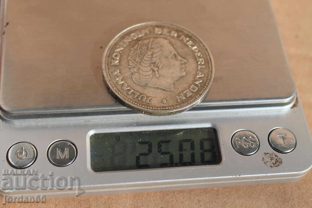 Silver Dutch 10 guilders 1970 - 6 Silver Dutch 10 guilders 1970 - 6