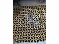 Crochet tablecloth with velvet 160/160.