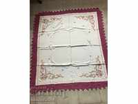Tablecloth - hand embroidery with a beautiful braid
