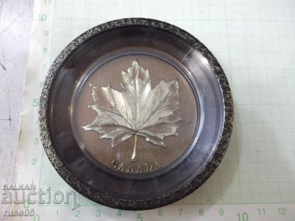 Plate "CANADA" small plastic Canadian