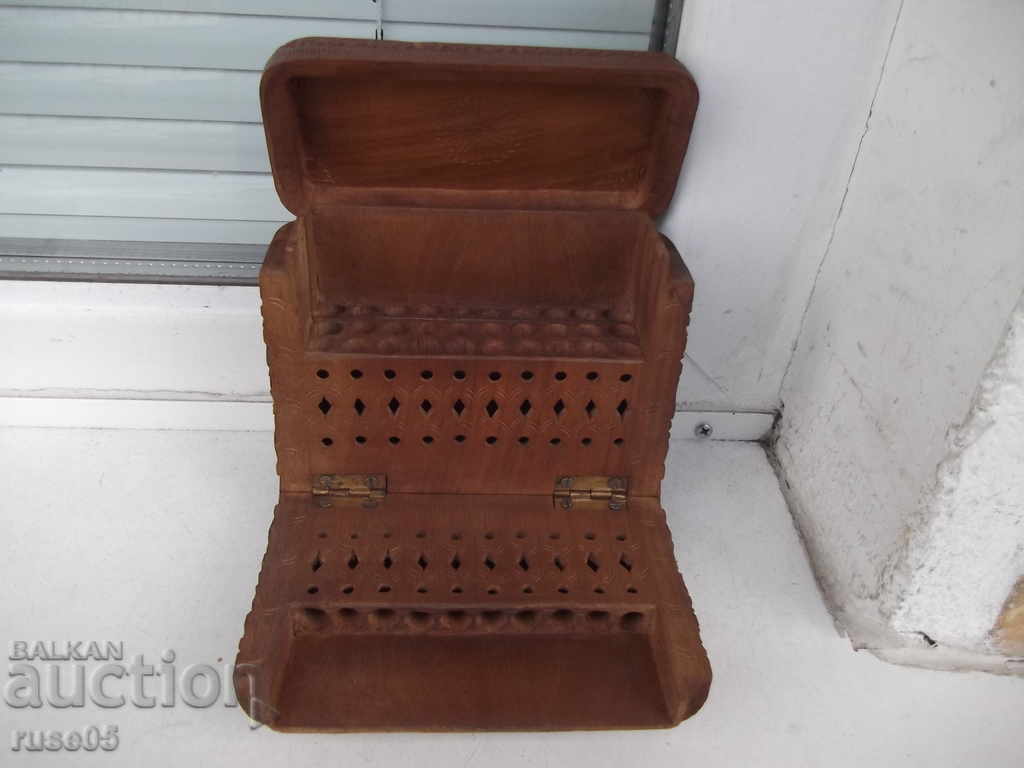 Cigarette box folding three-piece wooden threaded - 6 Cigarette box folding three-piece wooden threaded - 6