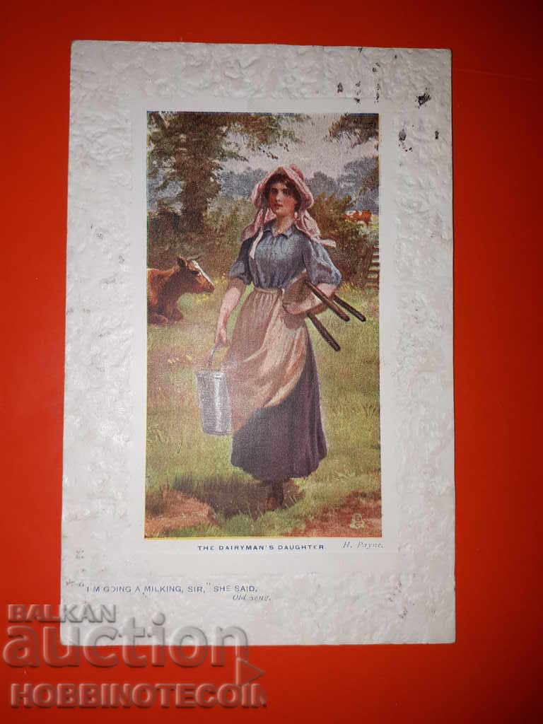 TRAVELING CARD - RUSSIA - WOMAN. 1910