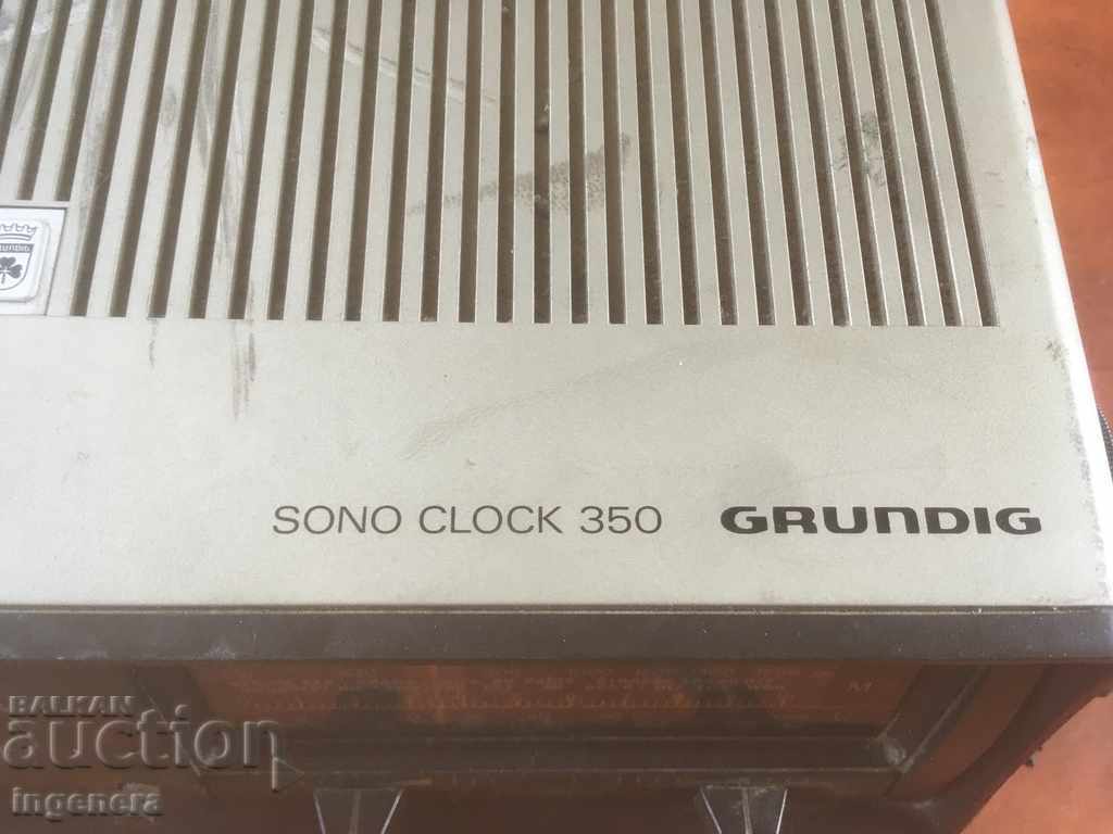 RADIO GRUNDIG SONO CLOCK 350 WORKS - 5 RADIO GRUNDIG SONO CLOCK 350 WORKS - 5