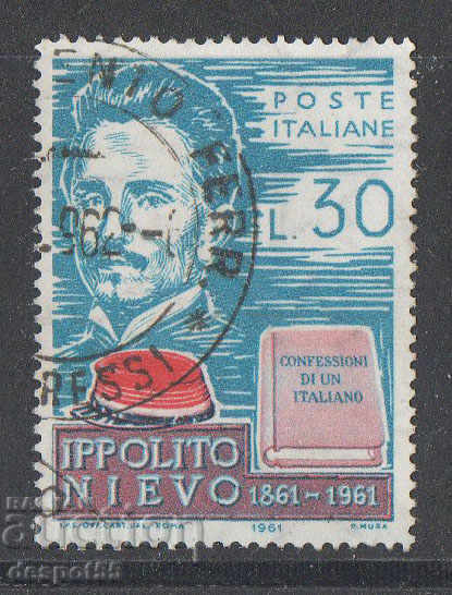 1961. Italy. 100th anniversary of Nievo's death.