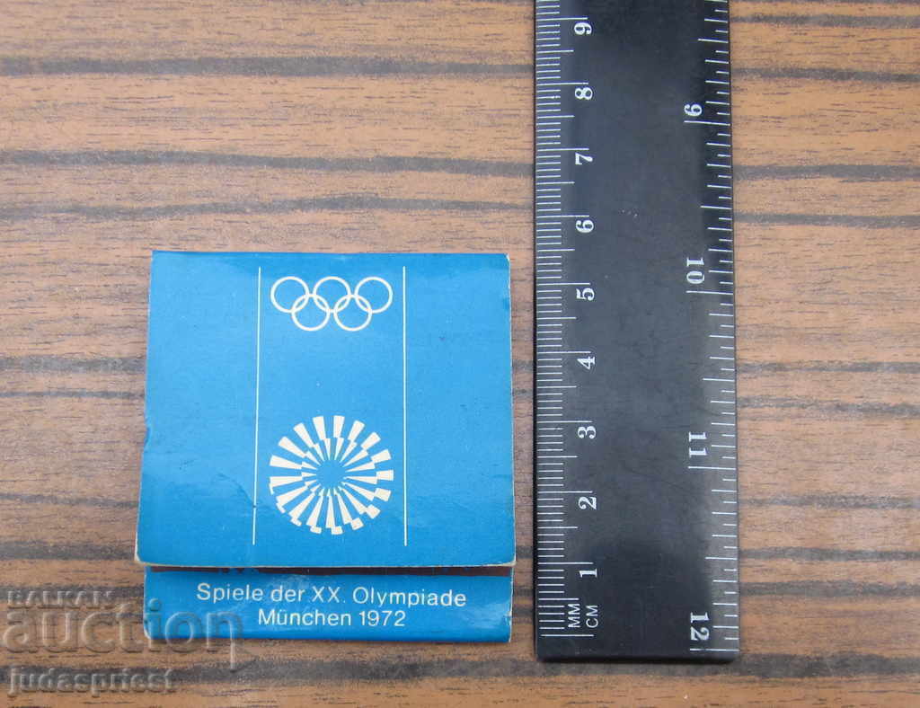 Auction old Olympic match Olympics Munich 1972 Auction old Olympic match Olympics Munich 1972