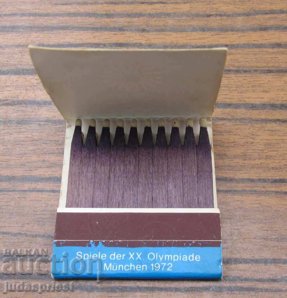 Delivery of old Olympic match Olympics Munich 1972 Delivery of old Olympic match Olympics Munich 1972