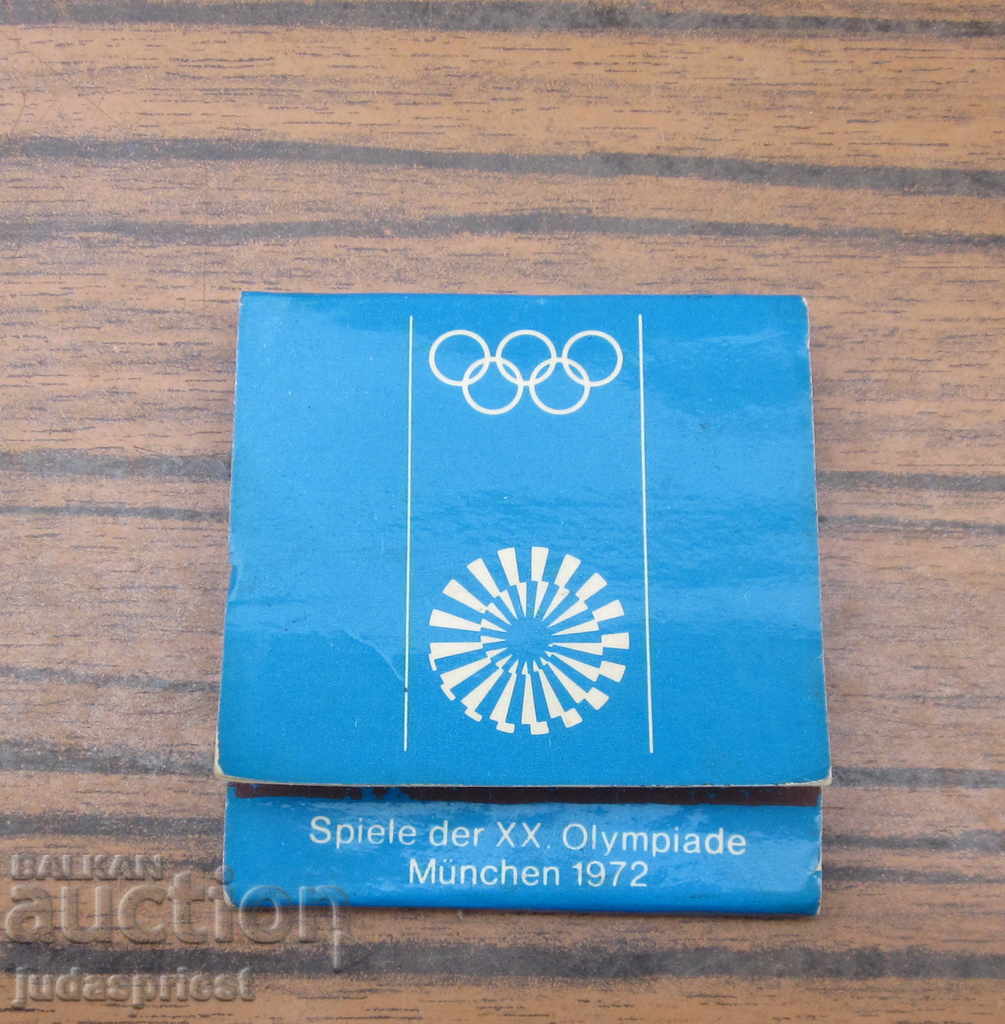 стар Олимпийски кибрит Олимпиада Мюнхен 1972 година