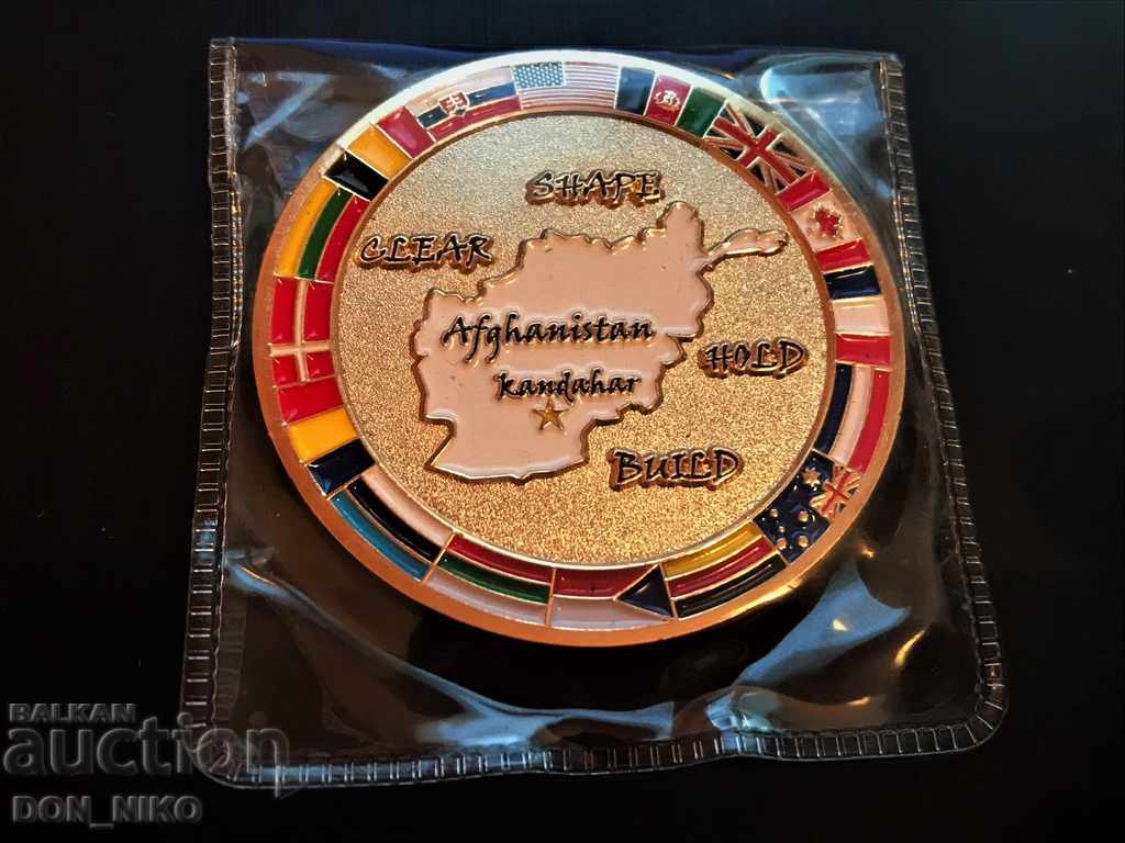 Delivery of NATO-ISAF / KANDAHAR Commemorative Plaque Delivery of NATO-ISAF / KANDAHAR Commemorative Plaque