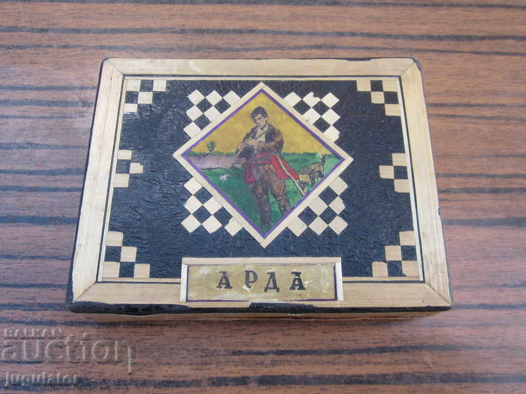 Auction ancient Bulgarian folklore cigarette lighter with matches Auction ancient Bulgarian folklore cigarette lighter with matches