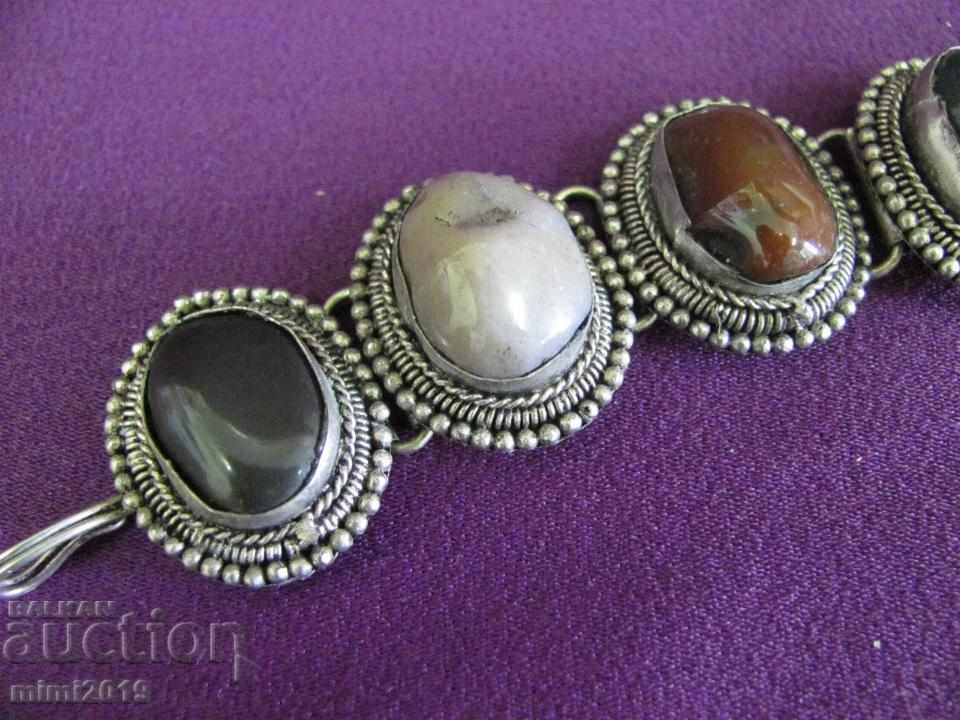 Vintage Women's Bracelet Natural Stones - 5 Vintage Women's Bracelet Natural Stones - 5