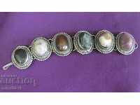 Vintage Women's Bracelet Natural Stones