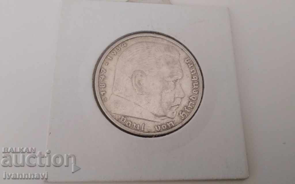 5 timbre argint 1936