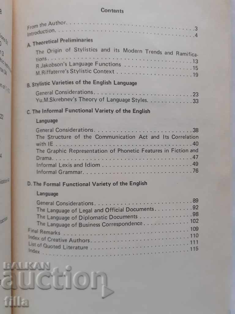 Delivery of Essays on English Stylistics Delivery of Essays on English Stylistics