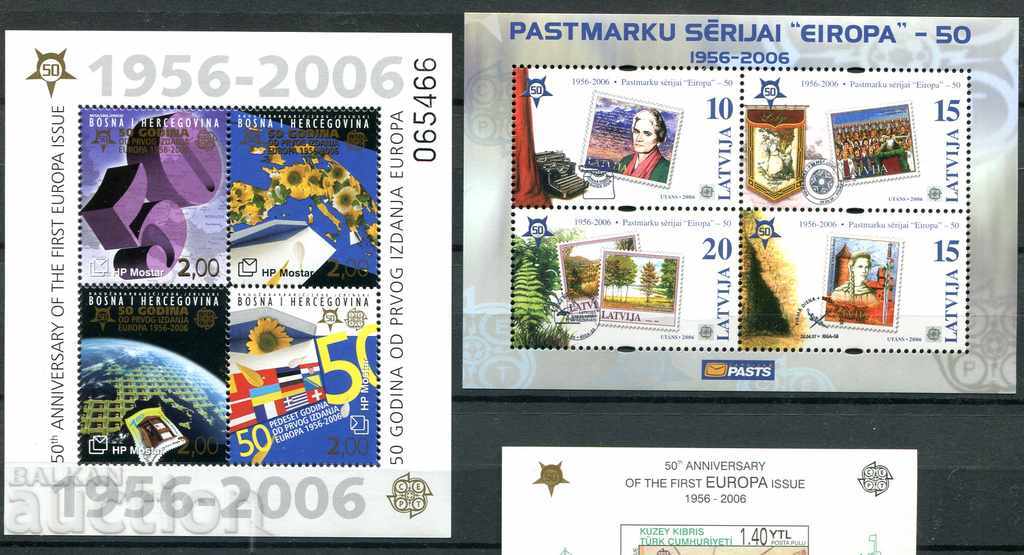 Diff. MNH countries 2005-2006 - Europe C.E.P.T. 50th anniversary with price 7.90 BGN | € 4.04 Diff. MNH countries 2005-2006 - Europe C.E.P.T. 50th anniversary with price 7.90 BGN | € 4.04