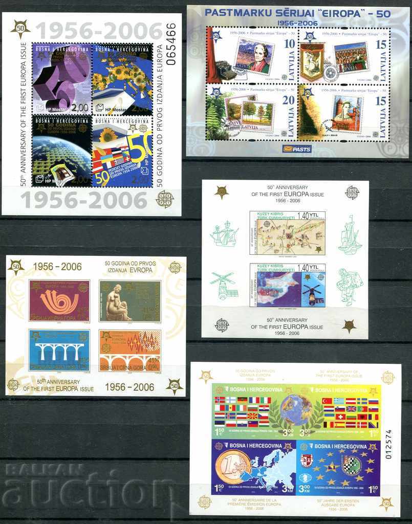 Various Countries MNH 2005-2006 - Europe C.E.P.T. 50th Anniversary