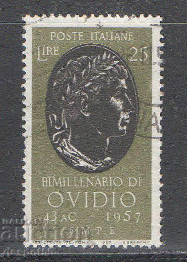 1957. Italy. 2000th anniversary of the birth of Ovid.