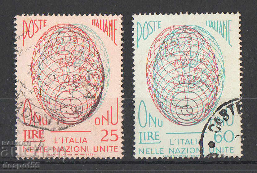 1956 Italia. Admiterea Italiei la Națiunile Unite.