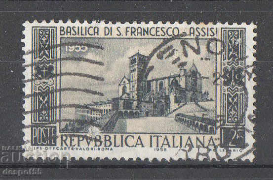1955. Ιταλία. 700 χρόνια από τη Βασιλική της Ασίζης.