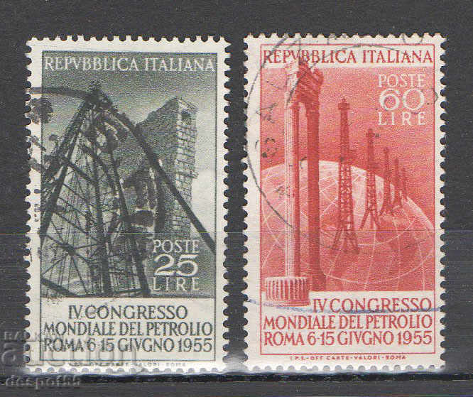 1955. Ιταλία. 4ο Παγκόσμιο Συνέδριο Πετρελαίου, Ρώμη.