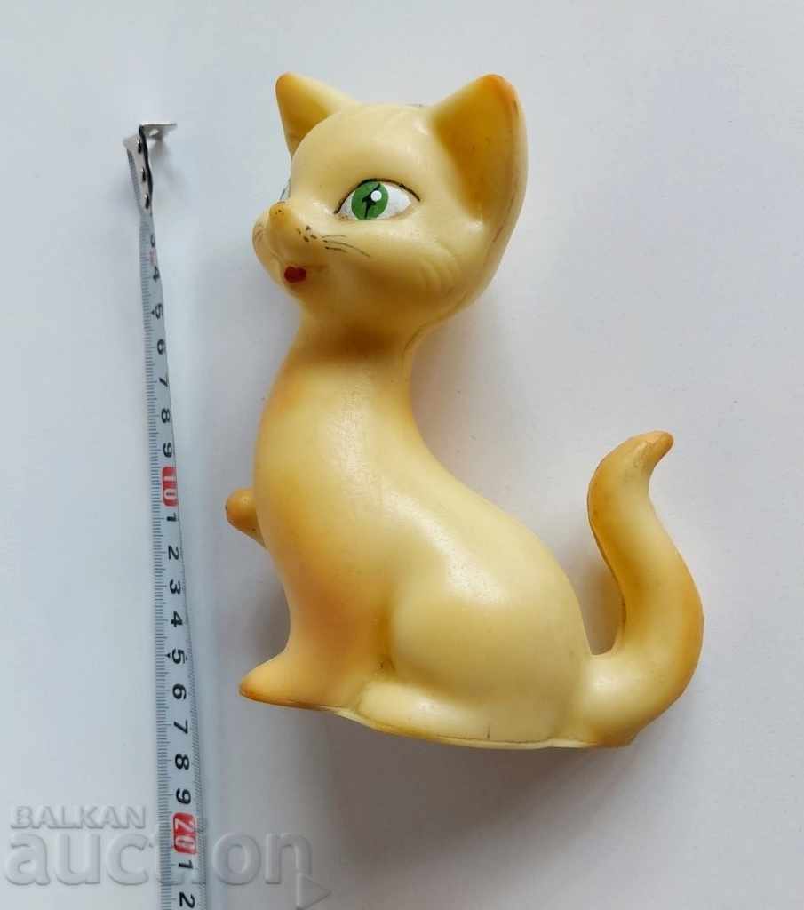 Аукцион СОЦ ДЕТСКА ГУМЕНА ИГРАЧКА КОТЕ КОТЕНЦЕ СОЦА НРБ КОМУНИЗМА