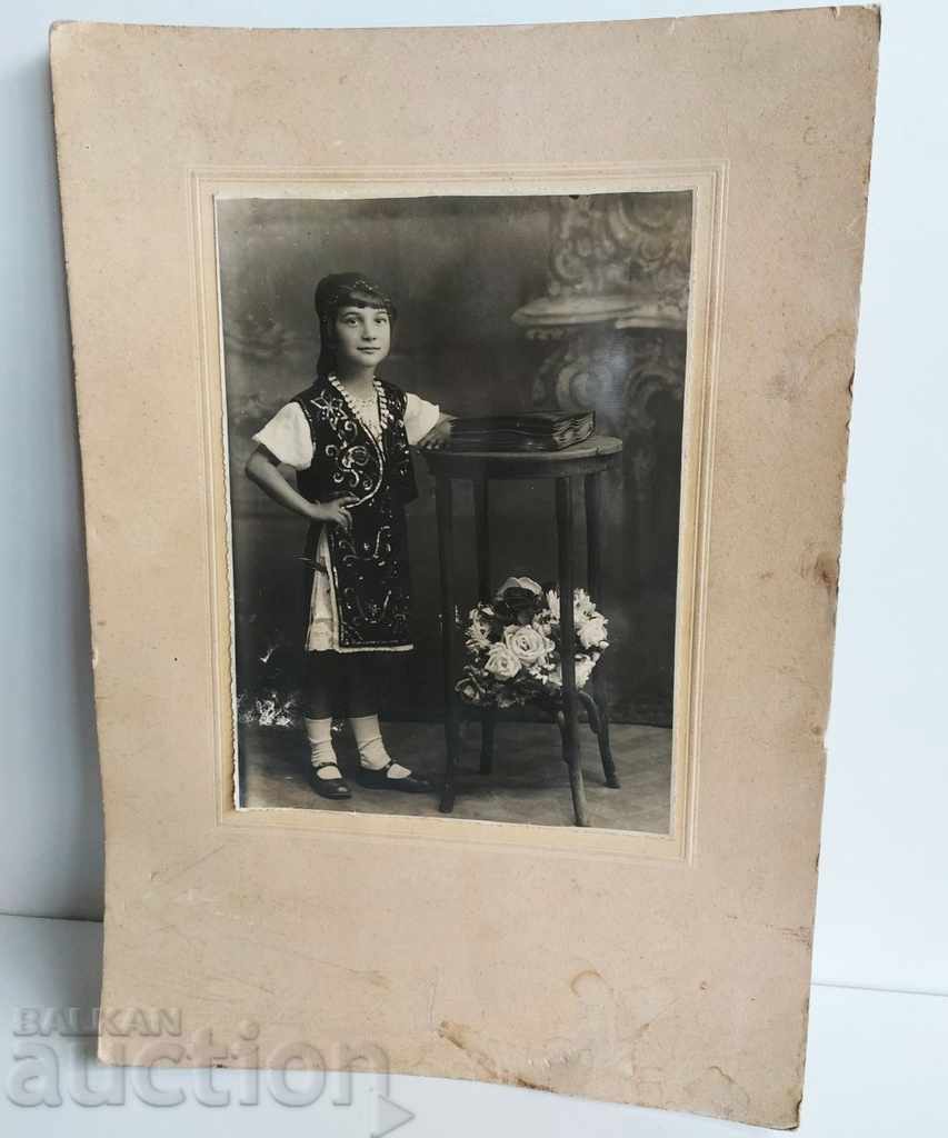 OLD BIG PHOTO COSTUME PHOTOS CARDBOARD KINGDOM OF BULGARIA - 5 OLD BIG PHOTO COSTUME PHOTOS CARDBOARD KINGDOM OF BULGARIA - 5