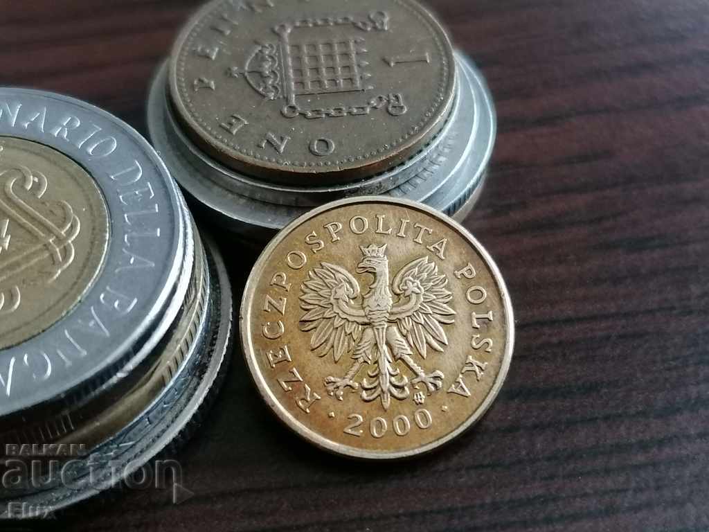 Κέρμα - Πολωνία - 2 πένες 2000 με τιμή 0.65 BGN | € 0.33 Κέρμα - Πολωνία - 2 πένες 2000 με τιμή 0.65 BGN | € 0.33