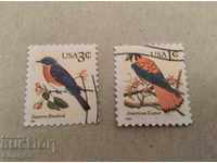 Postage stamps 2 USA from 1996 and 1999
