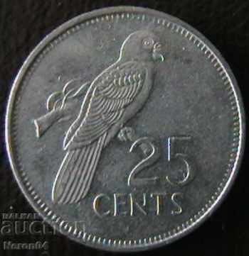 25 cents 1989, Seychelles