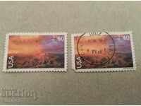 2 postage stamps USA Grand Canyon Arizona