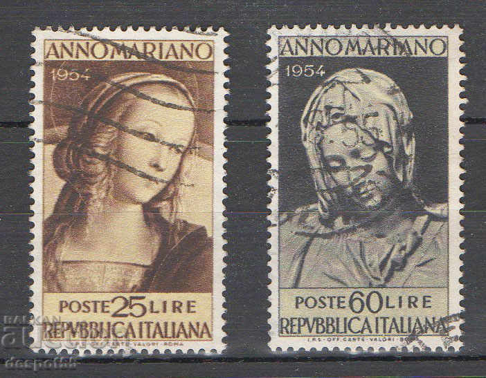 1954. Rep. Italy. The Marian Year.