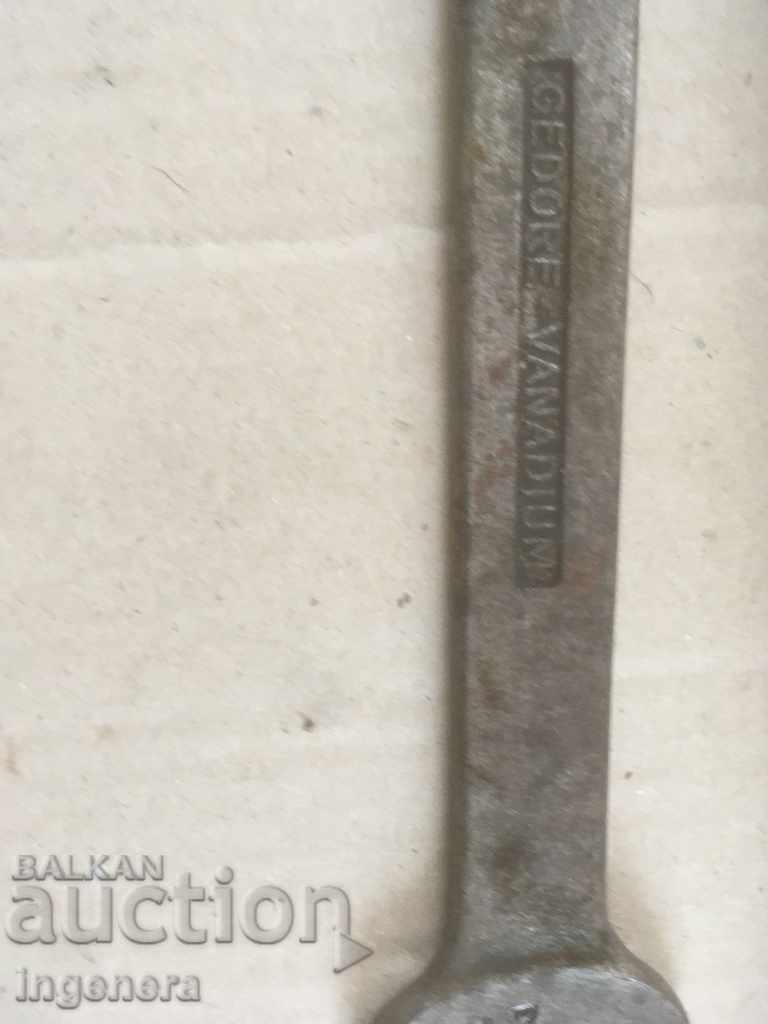 Auction KEY NUT BRAND TOOL GEDORE 21-23 Auction KEY NUT BRAND TOOL GEDORE 21-23