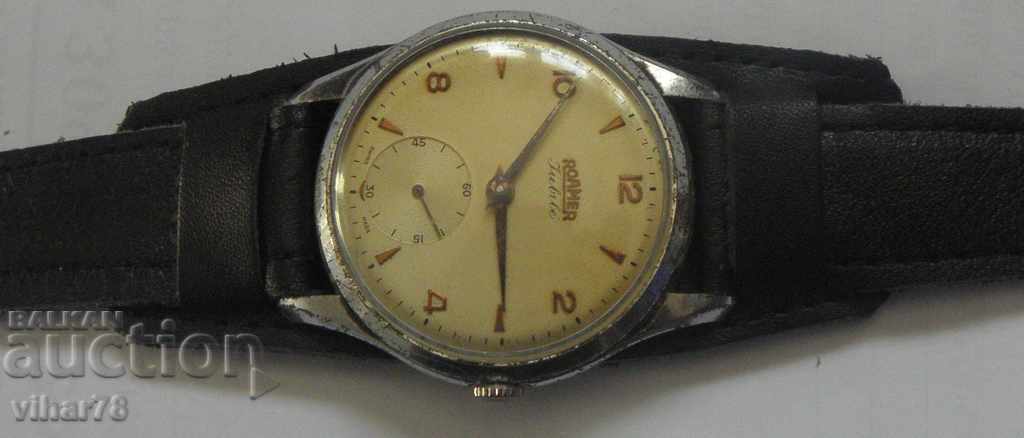 Delivery of RARE MEN'S WATCH ROAMER-MILITARY MODEL