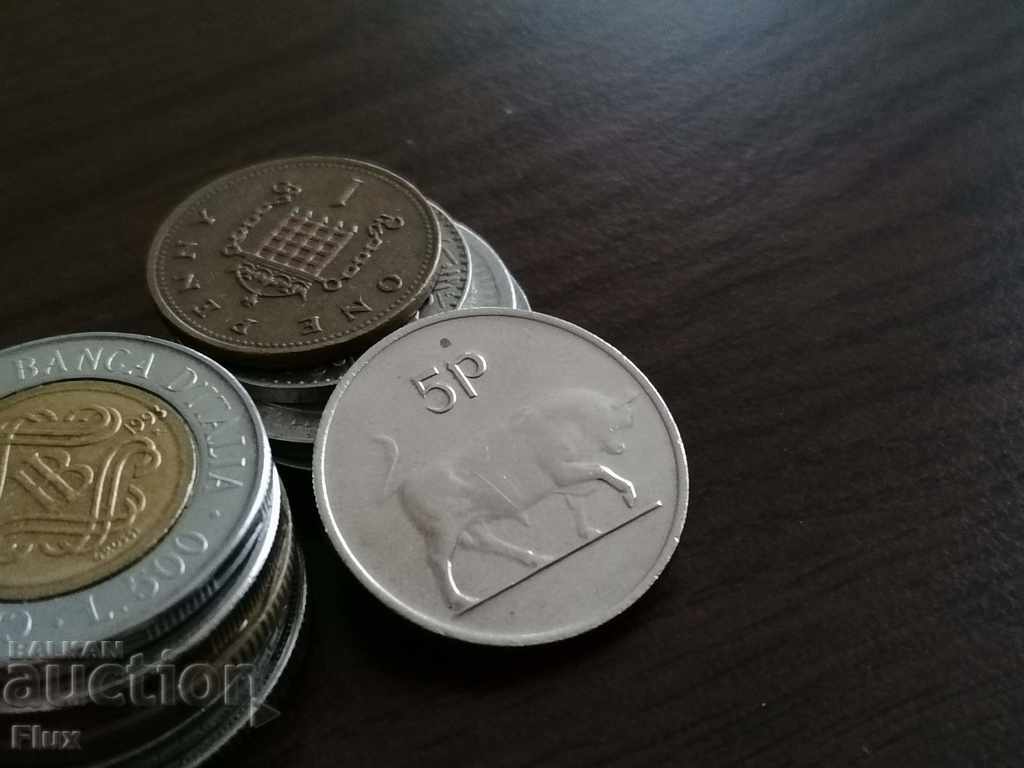 Coin - Ireland - 5 pence 1976