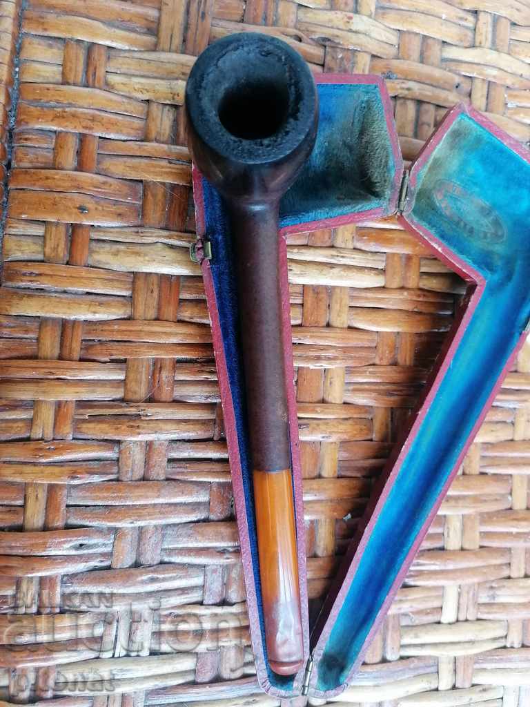 Auction Antique pipe catalin case Auction Antique pipe catalin case