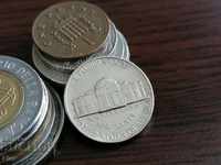 Monedă - SUA - 5 cenți 1990