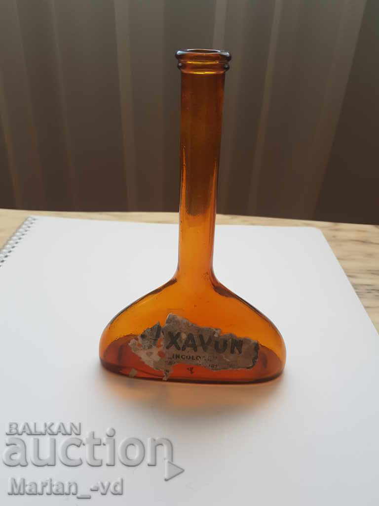 Old glass bottle of Pixavon shampoo - 5 Old glass bottle of Pixavon shampoo - 5