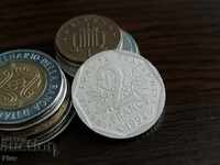 Монета - Франция - 2 франка | 1994г.