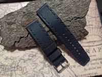Leather watch strap 20mm Genuine leather by hand 840