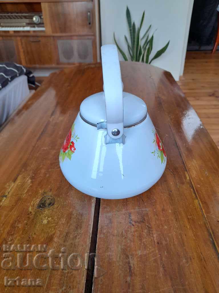 Old enamel teapot - 5 Old enamel teapot - 5