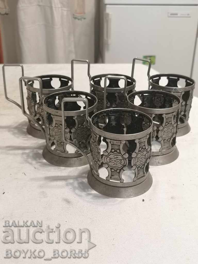Set of Original Russian Soviet Cups Melchior