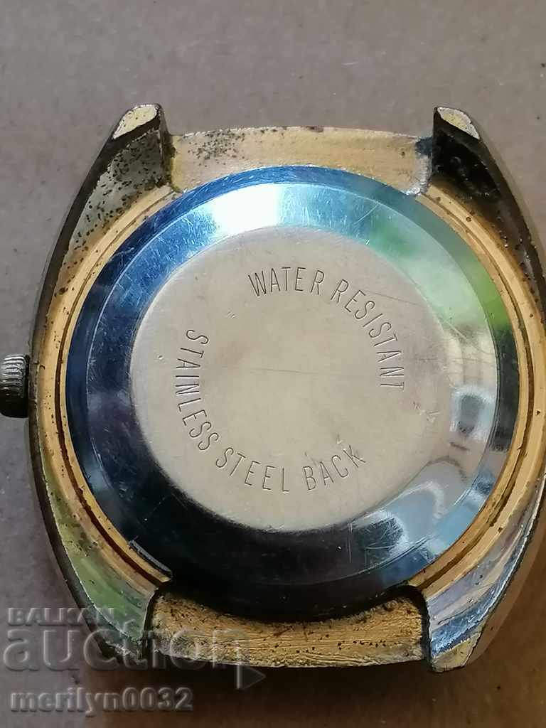 Wristwatch TIMEX gilding 20 mick WORKS - 5 Wristwatch TIMEX gilding 20 mick WORKS - 5