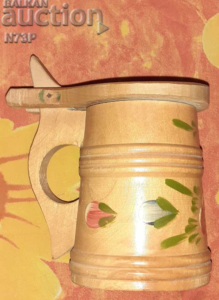 OLD WOODEN GLASS. GOTHENBURG. with price 10.00 BGN | € 5.11 OLD WOODEN GLASS. GOTHENBURG. with price 10.00 BGN | € 5.11