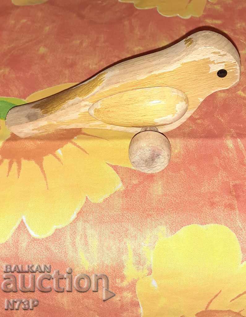 OLD WOODEN TOY. BIRD. with price 10.10 BGN | € 5.16 OLD WOODEN TOY. BIRD. with price 10.10 BGN | € 5.16