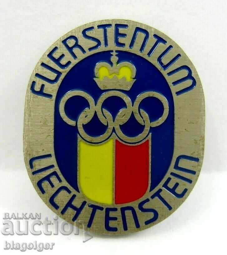 Auction OLD OLYMPIC BADGE-LIECHTENSTEIN-OLYMPIC COMMITTEE Auction OLD OLYMPIC BADGE-LIECHTENSTEIN-OLYMPIC COMMITTEE
